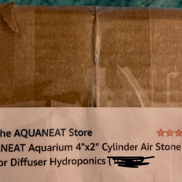 Aquaneat aquarium 4 x 2 cylinder air stones set of two - Picture 3 of 3